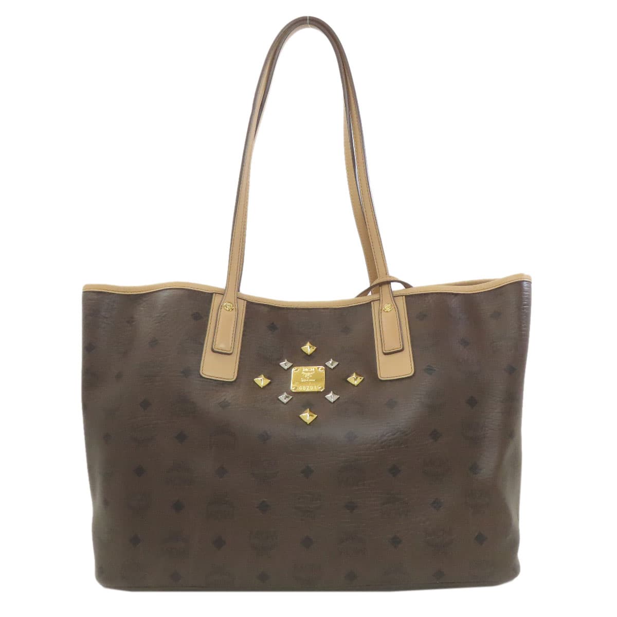 MCM Logo Tote Bag PVC for Women [Used] [MCM]