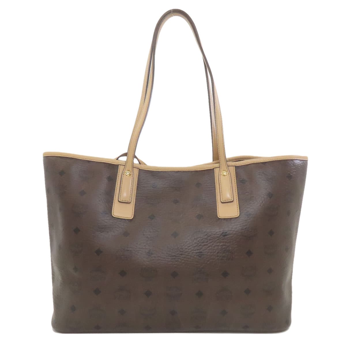 MCM Logo Tote Bag PVC for Women [Used] [MCM] 2