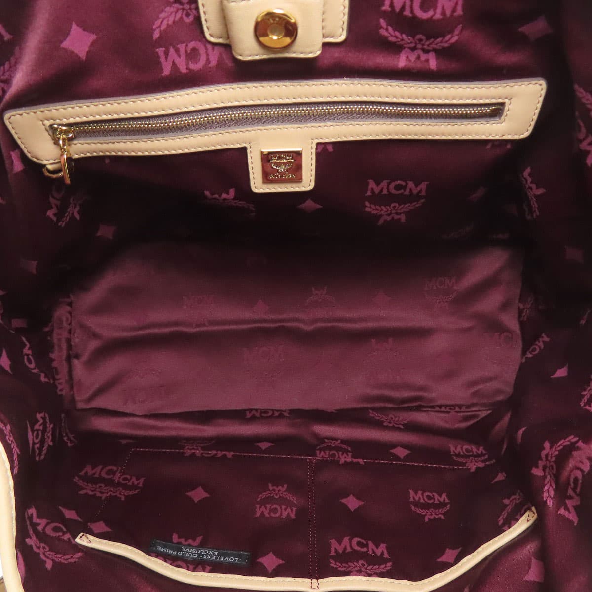 MCM Logo Tote Bag PVC for Women [Used] [MCM] 5