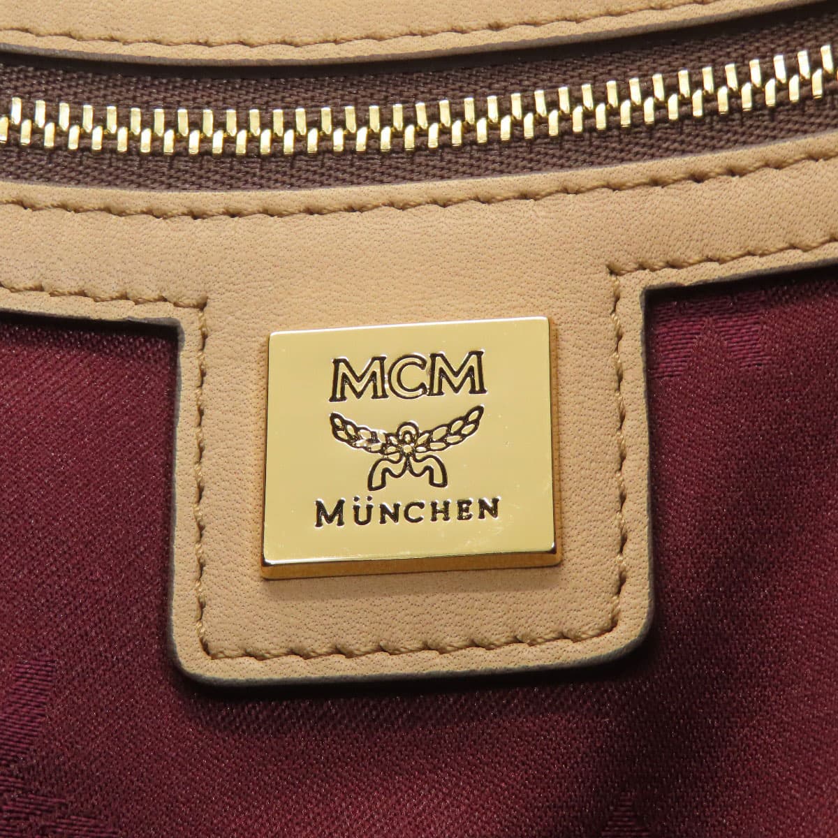 MCM Logo Tote Bag PVC for Women [Used] [MCM] 6