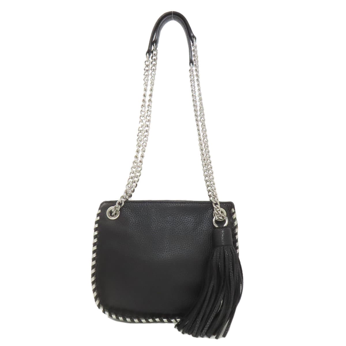 Michael Michael Kors Tassel Shoulder Bag Leather for Women [Used] [MICHAEL MICHAEL KORS]