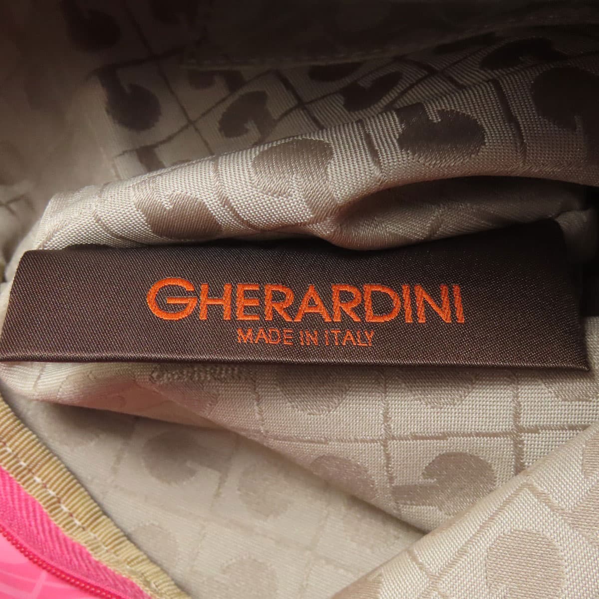 Gherardini logo motif shoulder bag polyurethane ladies [Used] [GHERARDINI] 6