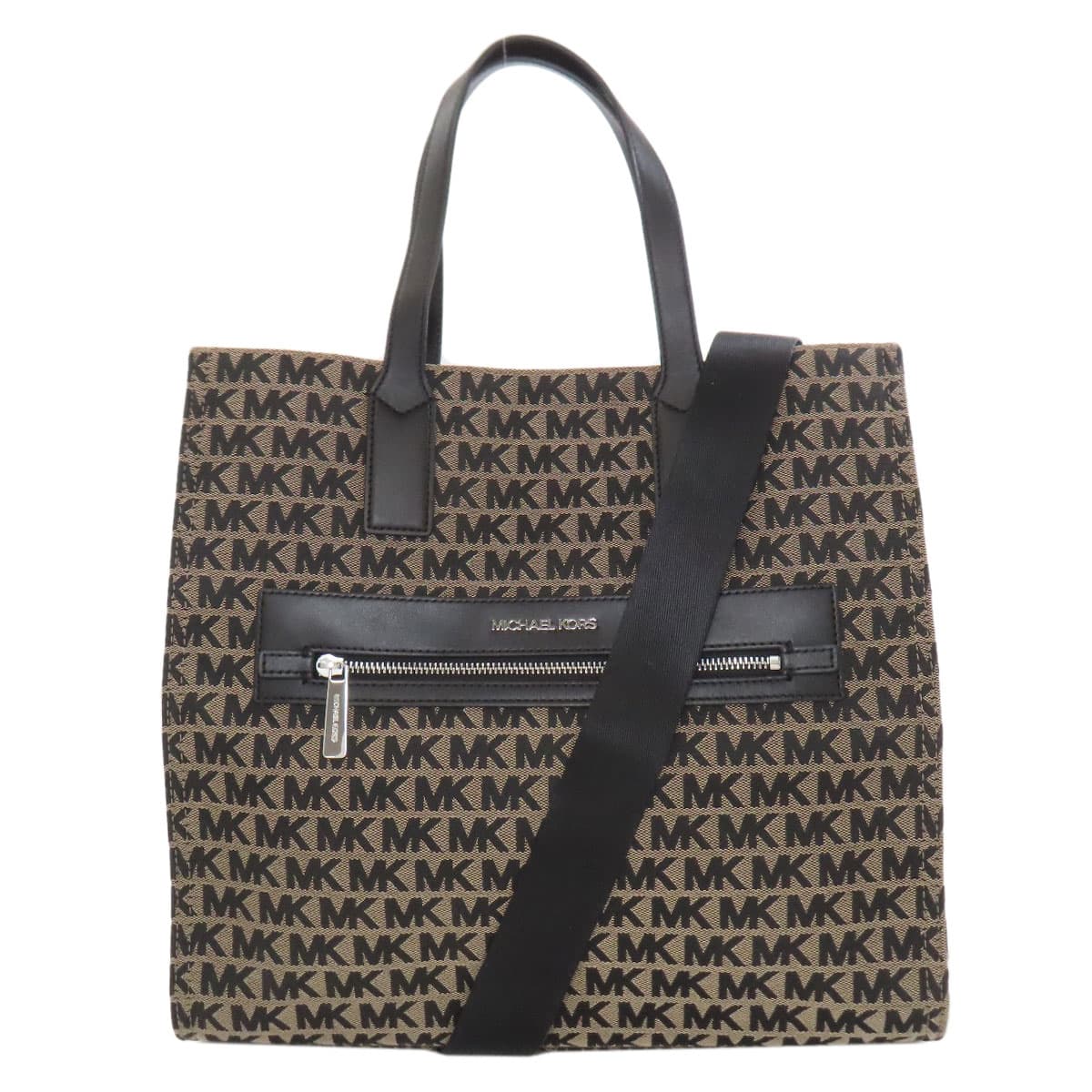 Michael Kors MK Signature 2WAY Tote Bag Canvas Ladies [Used] [Michael Kors]