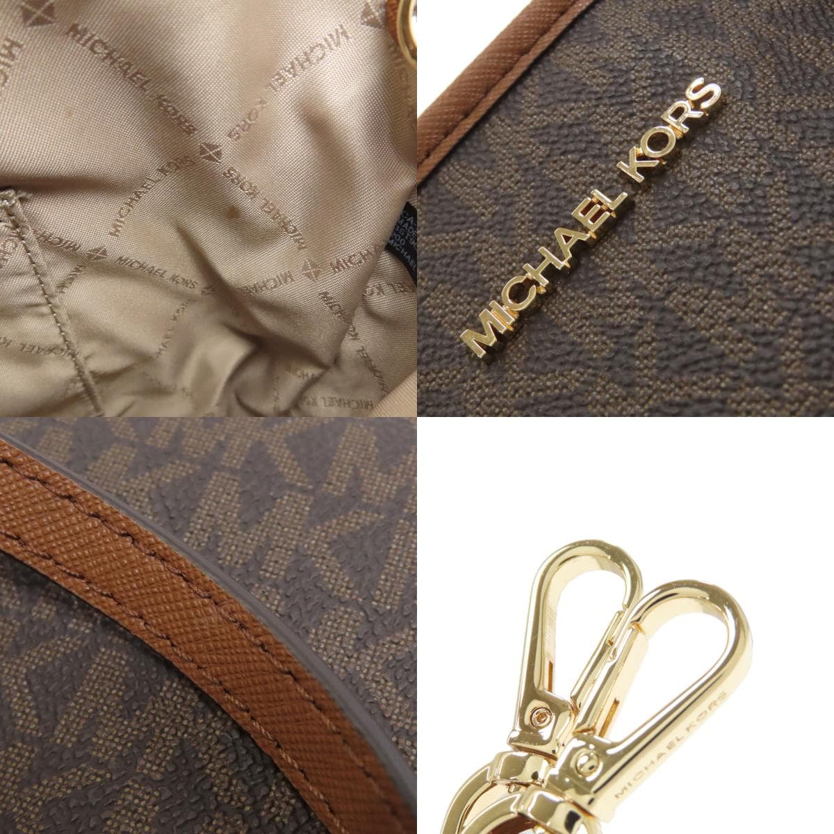 Michael Kors MK Signature 2WAY Handbag PVC Ladies [Used] [Michael Kors] 9