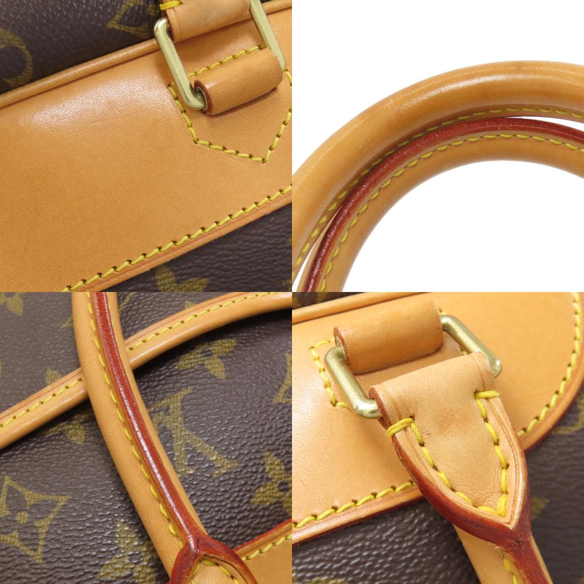 Louis Vuitton M47270 Deauville Handbag Monogram Canvas Ladies [Used] [LOUIS VUITTON] M47270 8