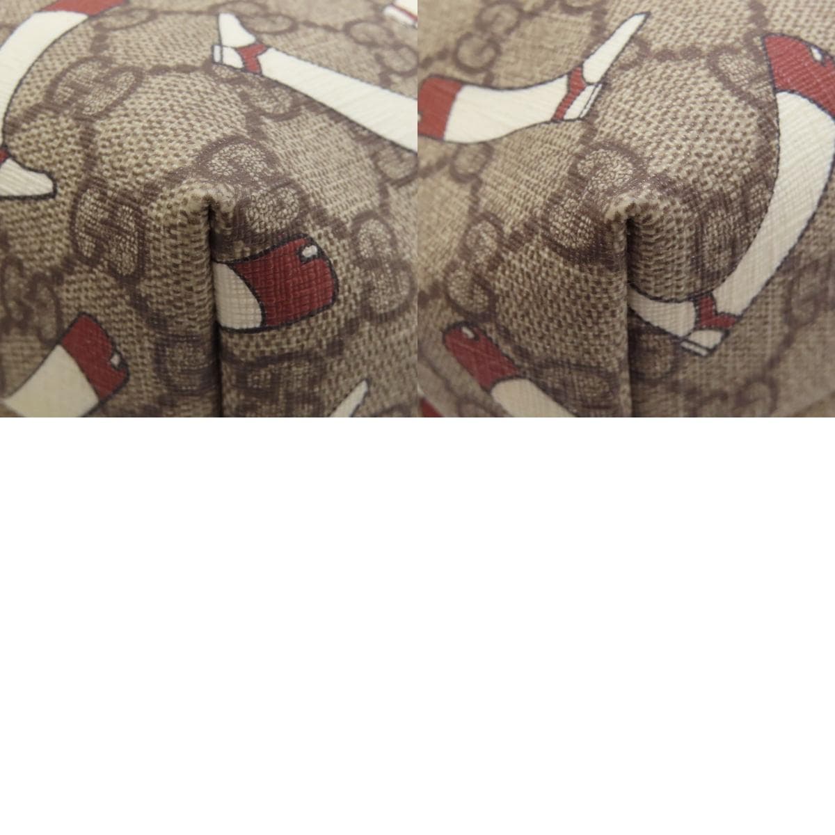 Gucci 257250 Outlet GG Boots GG Supreme Handbag PVC Ladies [Used] [GUCCI] 257250 10