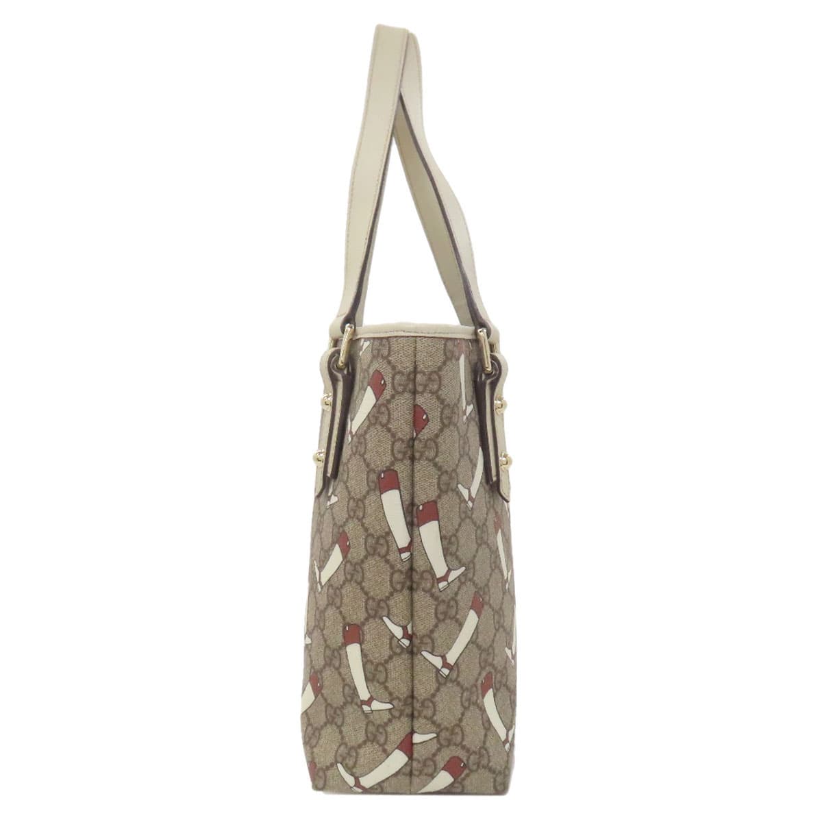 Gucci 257250 Outlet GG Boots GG Supreme Handbag PVC Ladies [Used] [GUCCI] 257250 3