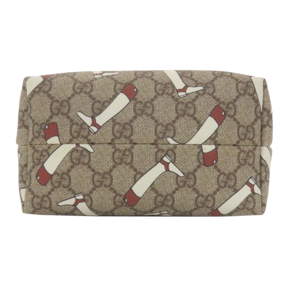 Gucci 257250 Outlet GG Boots GG Supreme Handbag PVC Ladies [Used] [GUCCI] 257250 4