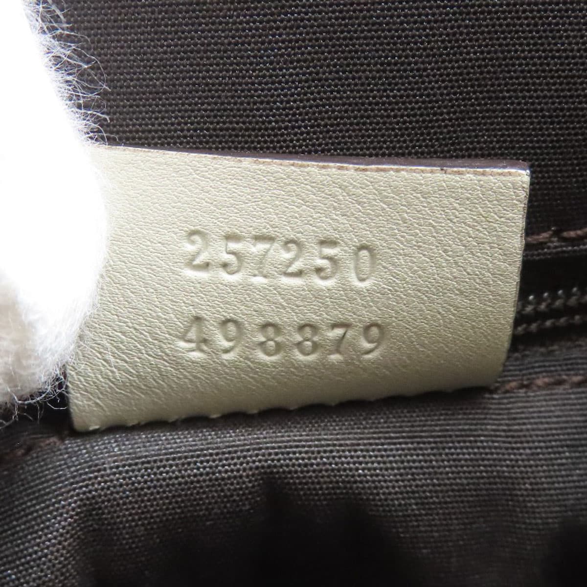 Gucci 257250 Outlet GG Boots GG Supreme Handbag PVC Ladies [Used] [GUCCI] 257250 6