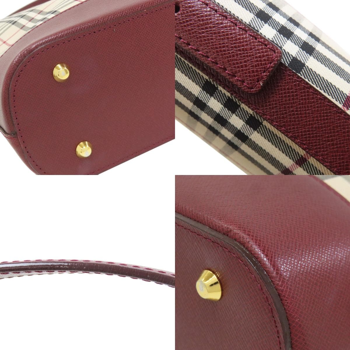Burberry One Shoulder Burberry Check Nova Check Shoulder Bag Canvas Ladies [Used] [BURBERRY] 9