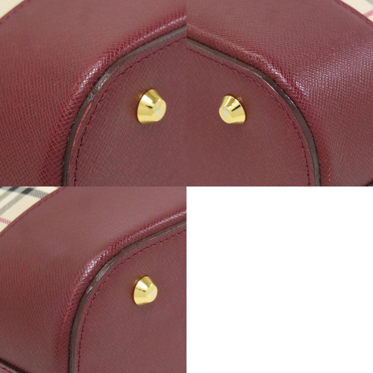 Burberry One Shoulder Burberry Check Nova Check Shoulder Bag Canvas Ladies [Used] [BURBERRY] 10