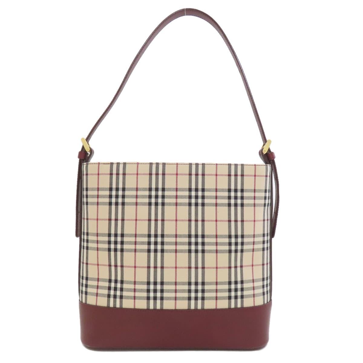 Burberry One Shoulder Burberry Check Nova Check Shoulder Bag Canvas Ladies [Used] [BURBERRY] 2