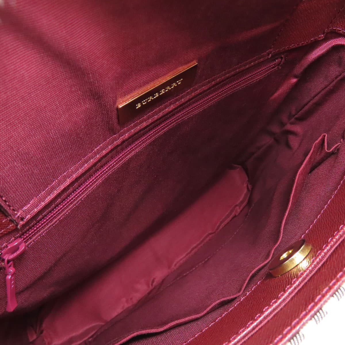 Burberry One Shoulder Burberry Check Nova Check Shoulder Bag Canvas Ladies [Used] [BURBERRY] 5