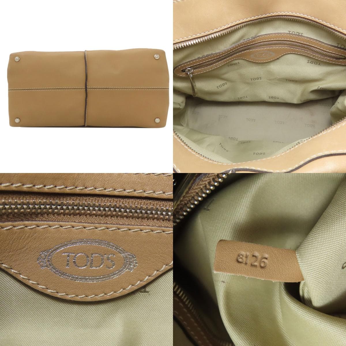 Tod's 2WAY Handbag Leather Ladies [Used] [TODS] 4