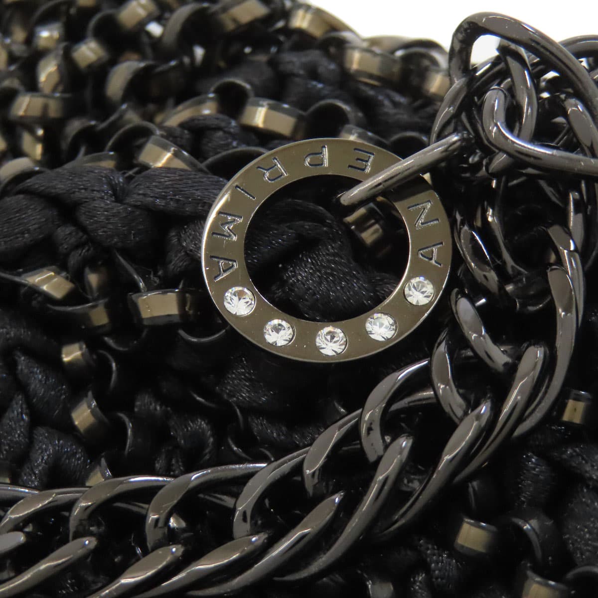 Anteprima Wire Bag Ribbon Motif Handbag PVC Ladies [Used] [ANTEPRIMA] 8