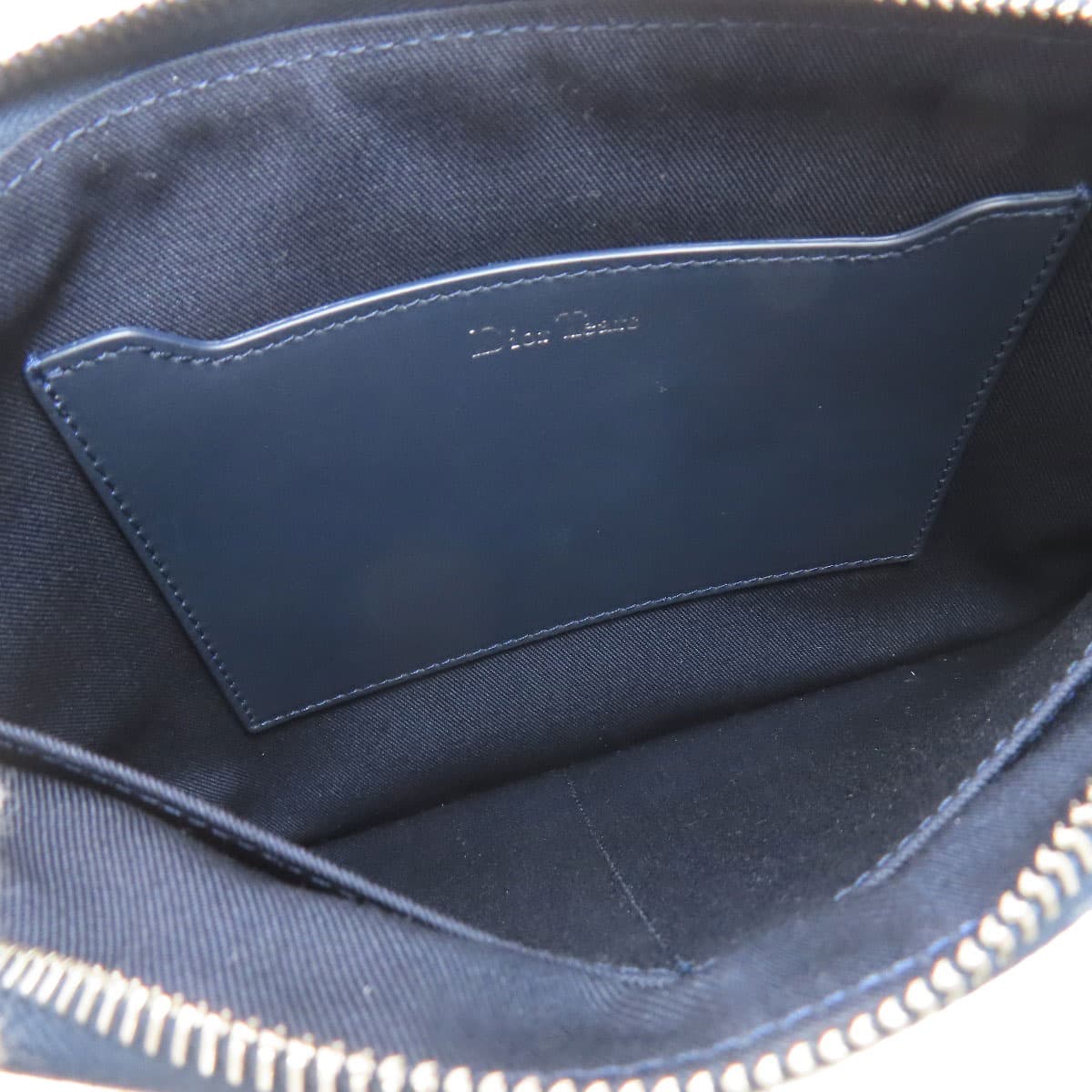 Christian Dior Dior Tears Oblique Accessory Pouch Canvas Ladies [Used] [CHRISTIAN DIOR] 4