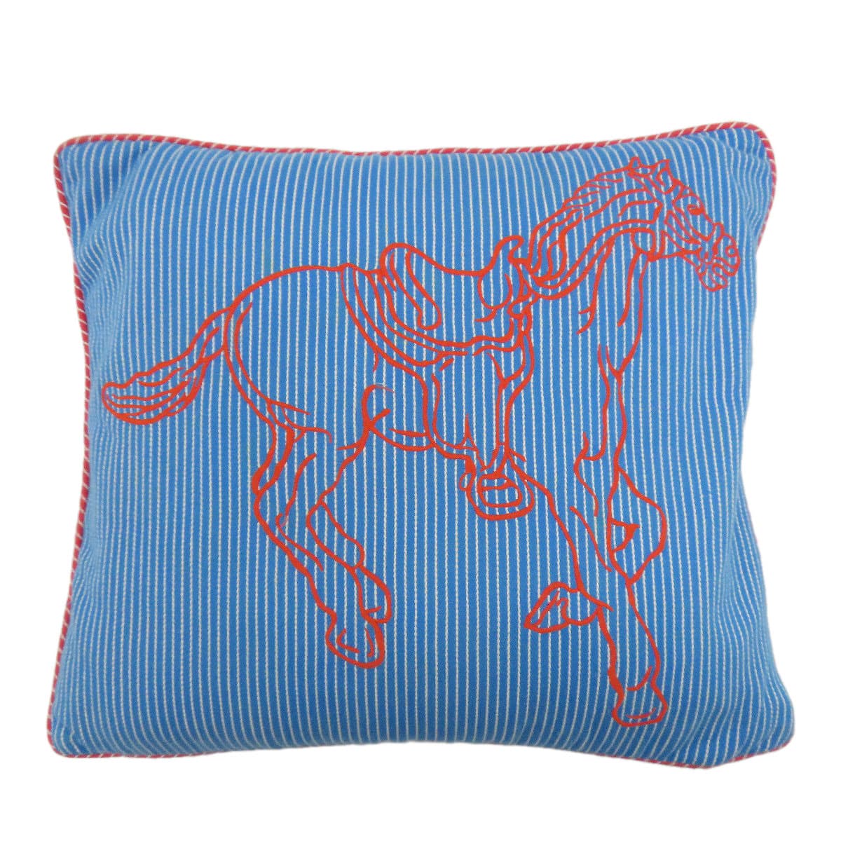 Hermes Cushion Horse Pattern Object Canvas Ladies [Used] [HERMES]
