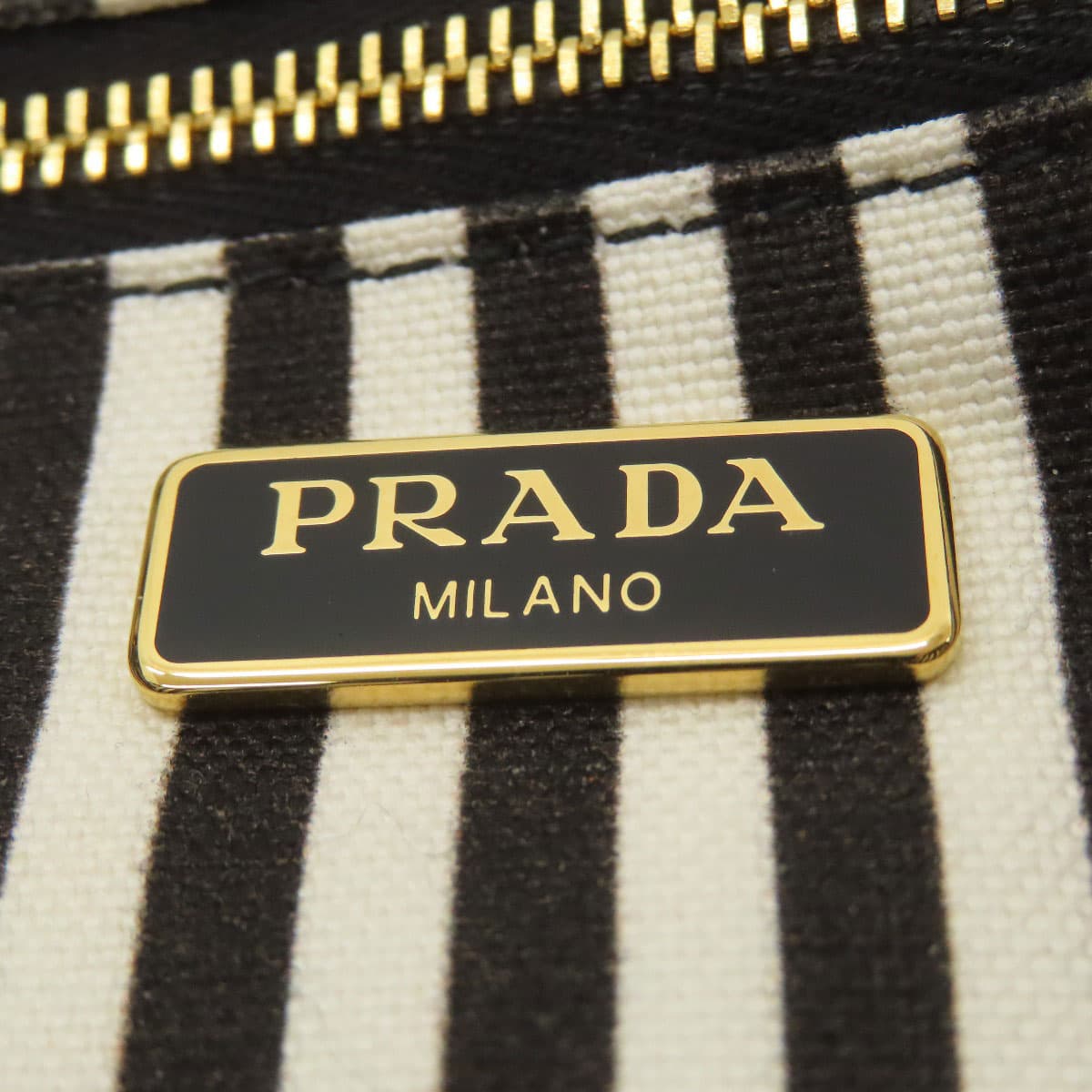 Prada 1NA021 Canapa Logo Cosmetic Pouch Canvas Ladies [Used] [PRADA] 1NA021 6