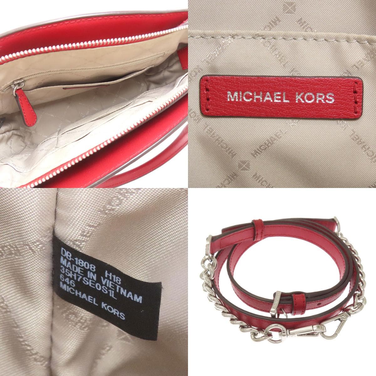 Michael Kors 2WAY Handbag Leather Ladies [Used] [Michael Kors] 5