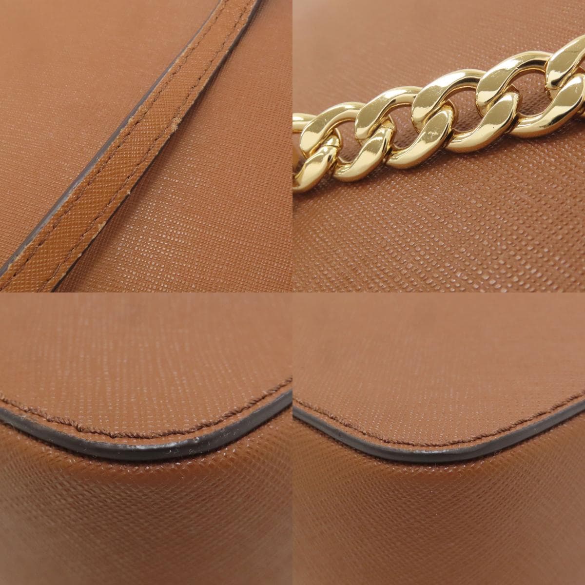 Michael Kors Logo Shoulder Bag Leather Women's [Used] [Michael Kors] 9