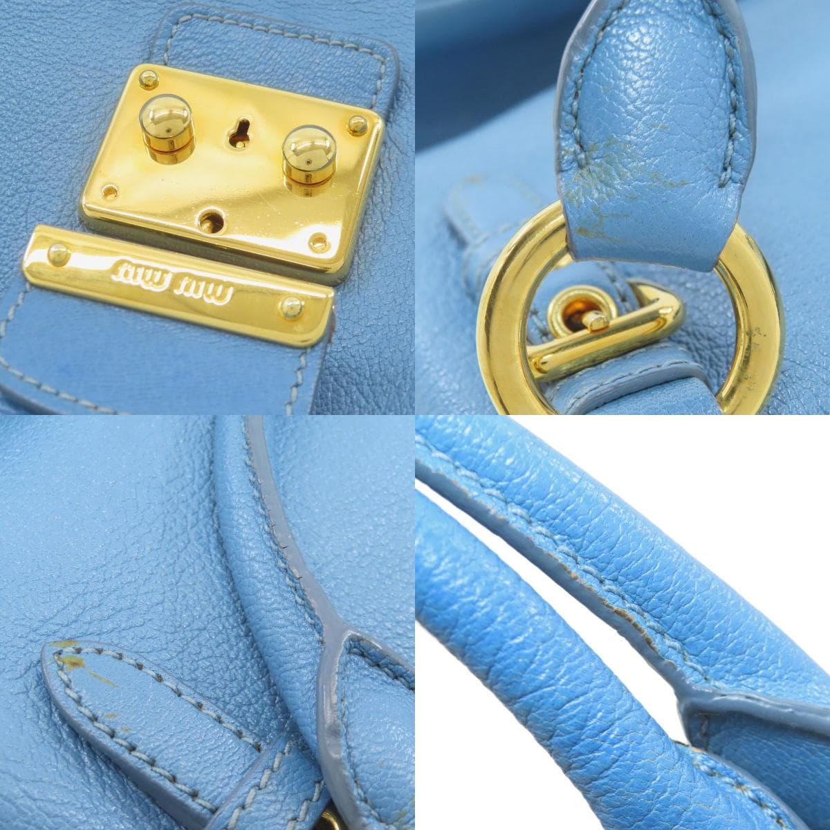 Miu Miu 2WAY Handbag Leather Ladies [Used] [MIUMIU] 9