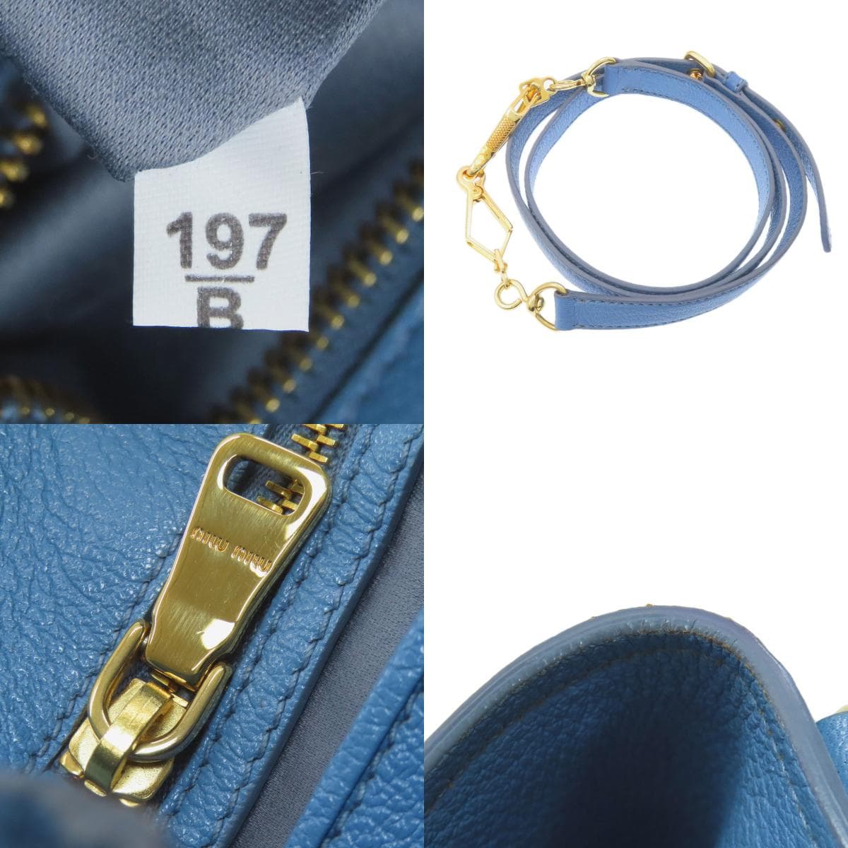 Miu Miu 2WAY Handbag Leather Ladies [Used] [MIUMIU] 7