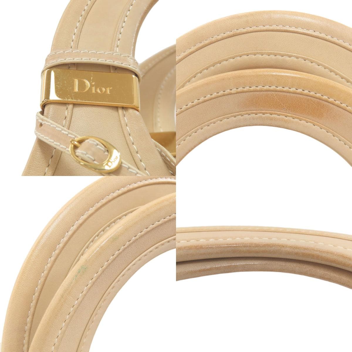 Christian Dior Logo Handbag Leather Women's [Used] [CHRISTIAN DIOR] 9