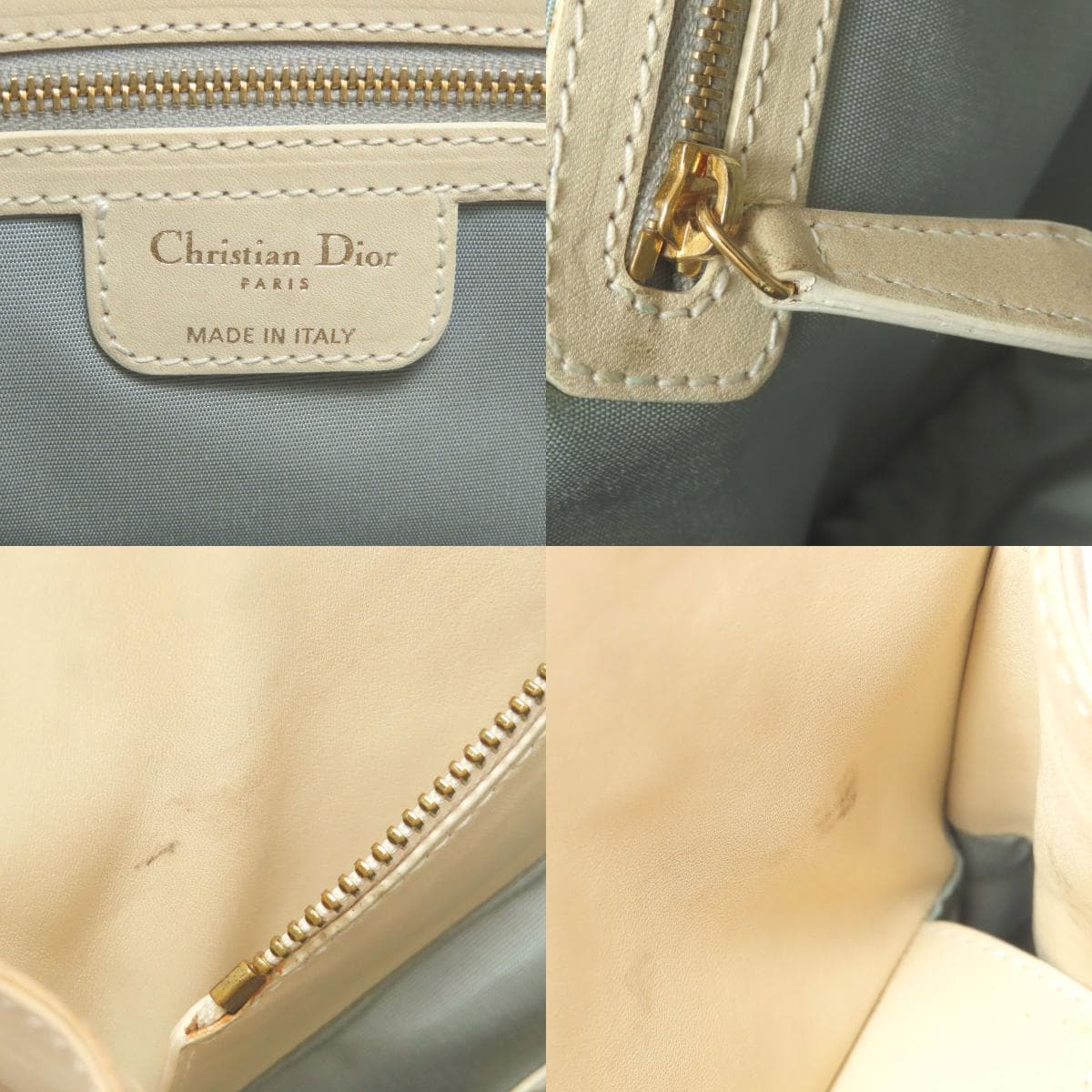 Christian Dior Logo Handbag Leather Women's [Used] [CHRISTIAN DIOR] 6