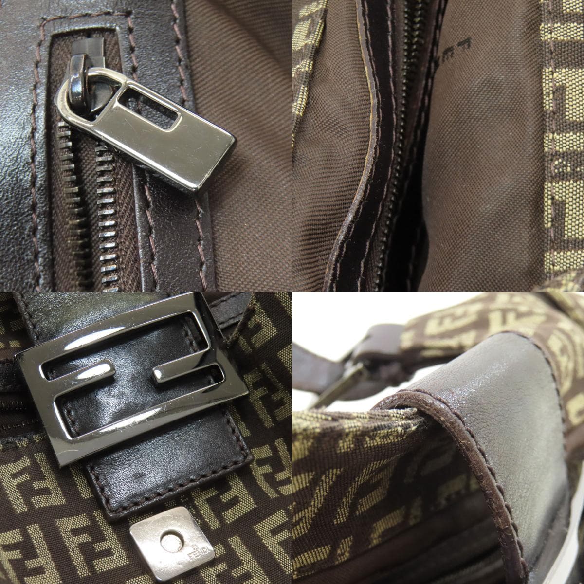 Fendi Zucchino Tote Bag Canvas Ladies [Used] [FENDI] 7