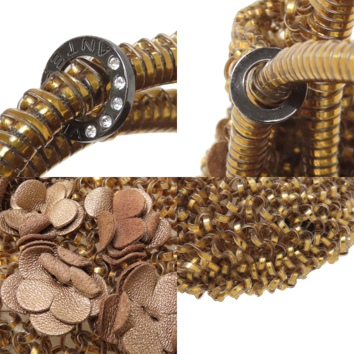 Anteprima wire bag flower handbag PVC ladies [used] [ANTEPRIMA] 9