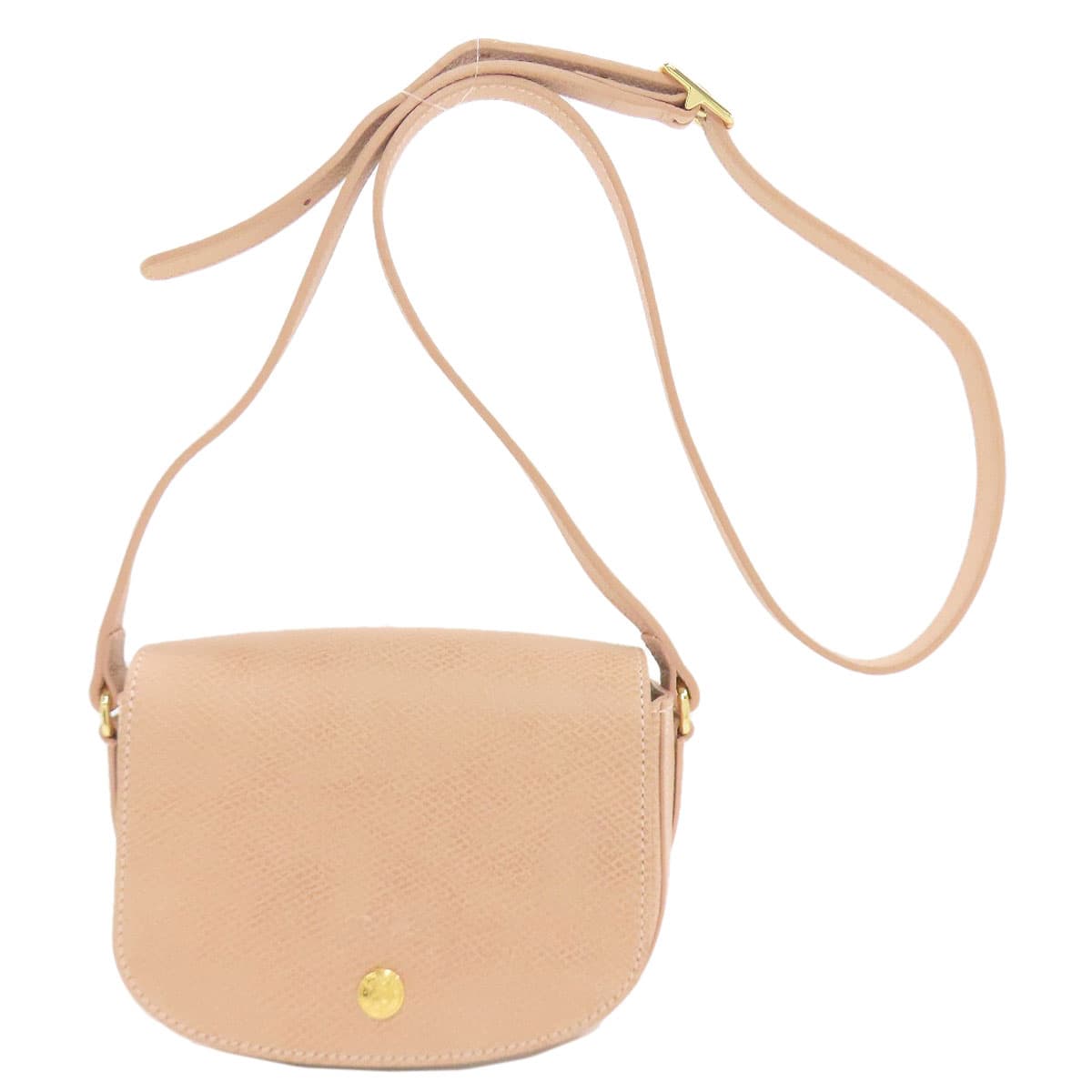 Longchamp Logo Shoulder Bag Leather for Women [Used] [Longchamp]