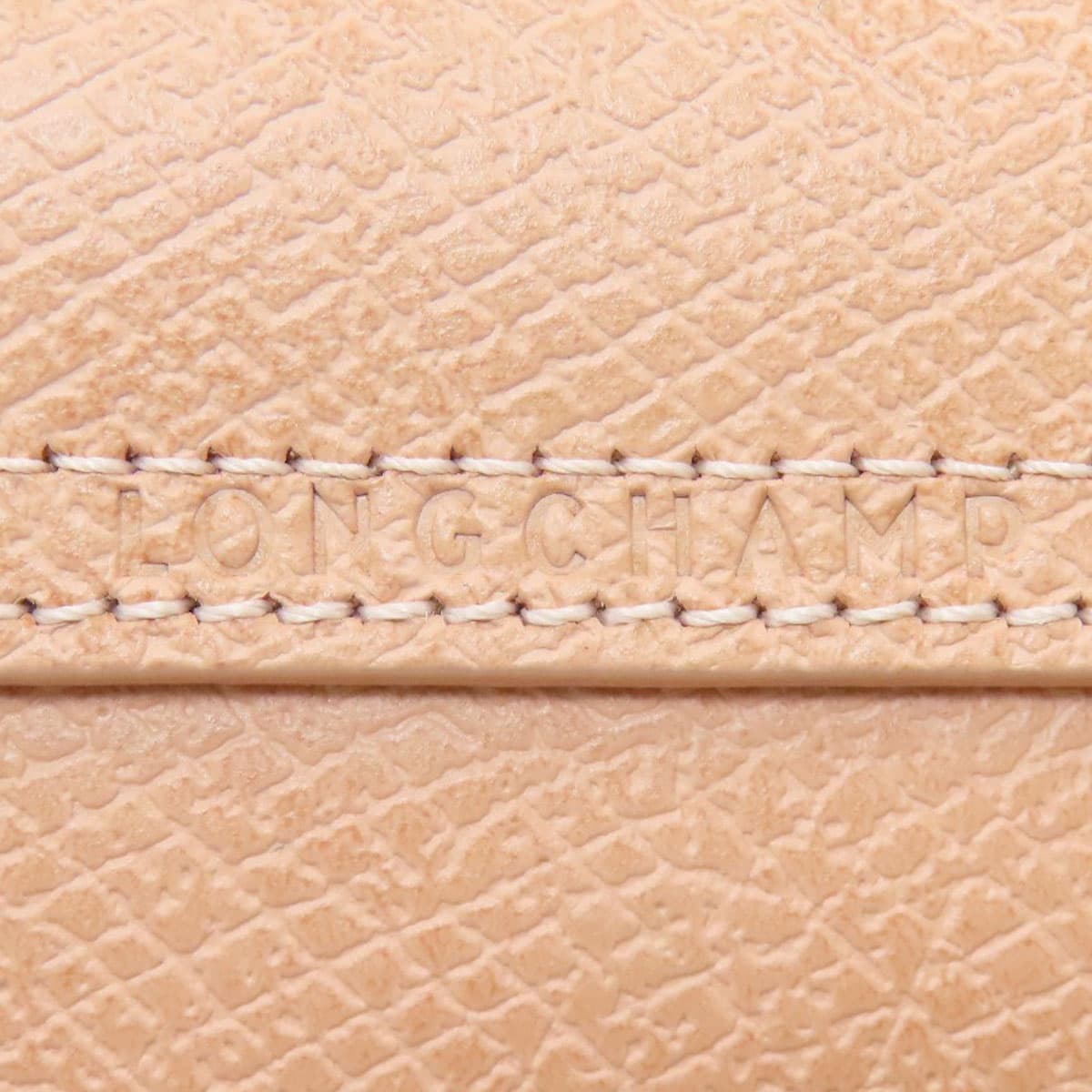 Longchamp Logo Shoulder Bag Leather for Women [Used] [Longchamp] 7