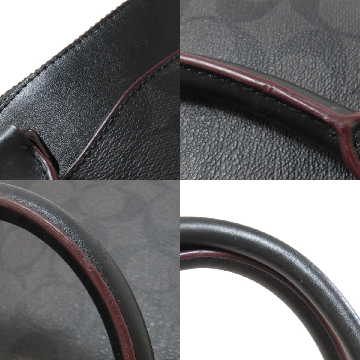 Coach F73970 Signature 2WAY Business Bag PVC/Leather Men's [Used] [COACH] F73970 8