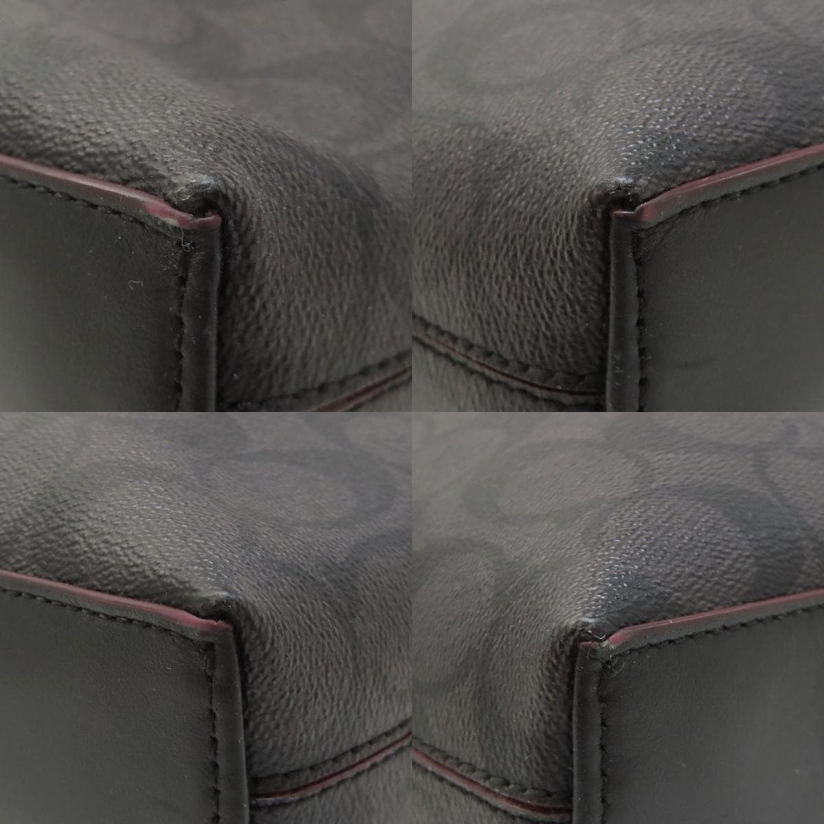 Coach F73970 Signature 2WAY Business Bag PVC/Leather Men's [Used] [COACH] F73970 10