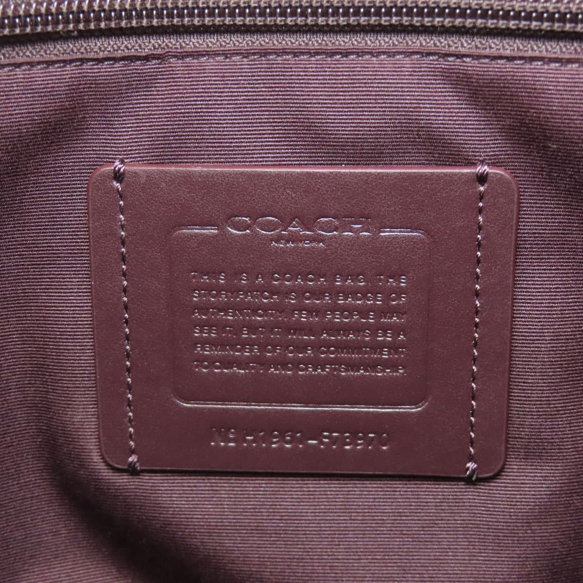 Coach F73970 Signature 2WAY Business Bag PVC/Leather Men's [Used] [COACH] F73970 6