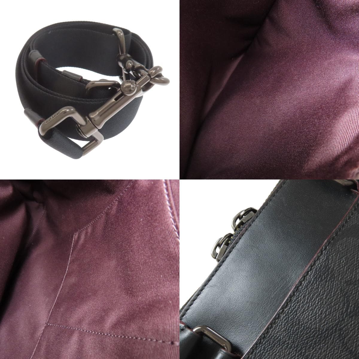 Coach F73970 Signature 2WAY Business Bag PVC/Leather Men's [Used] [COACH] F73970 7