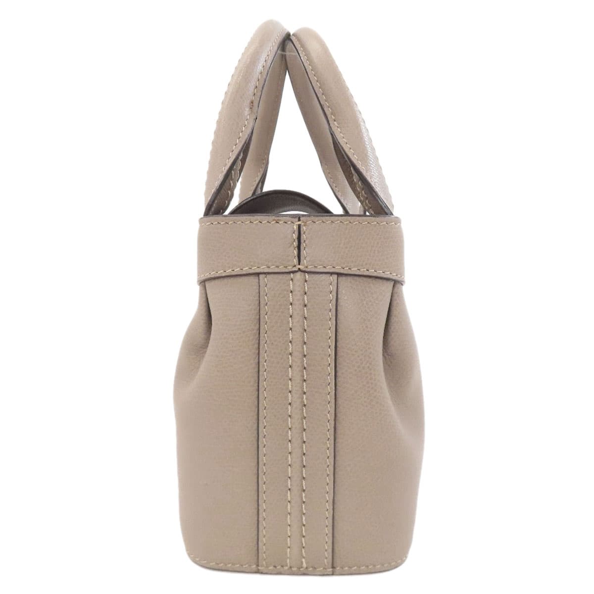 Valextra J Bag Handbag Leather Ladies [Used] [Valextra] 3