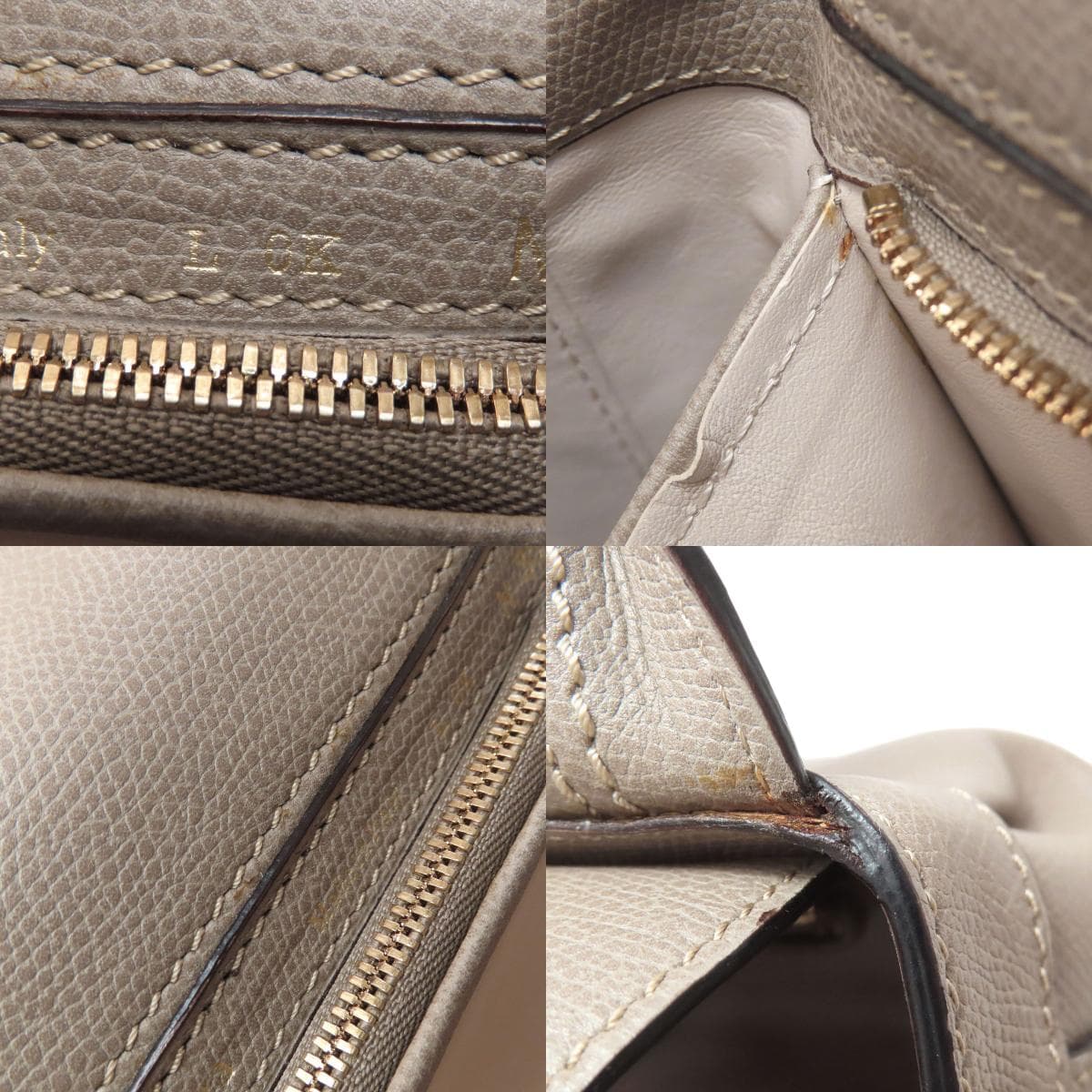 Valextra J Bag Handbag Leather Ladies [Used] [Valextra] 6