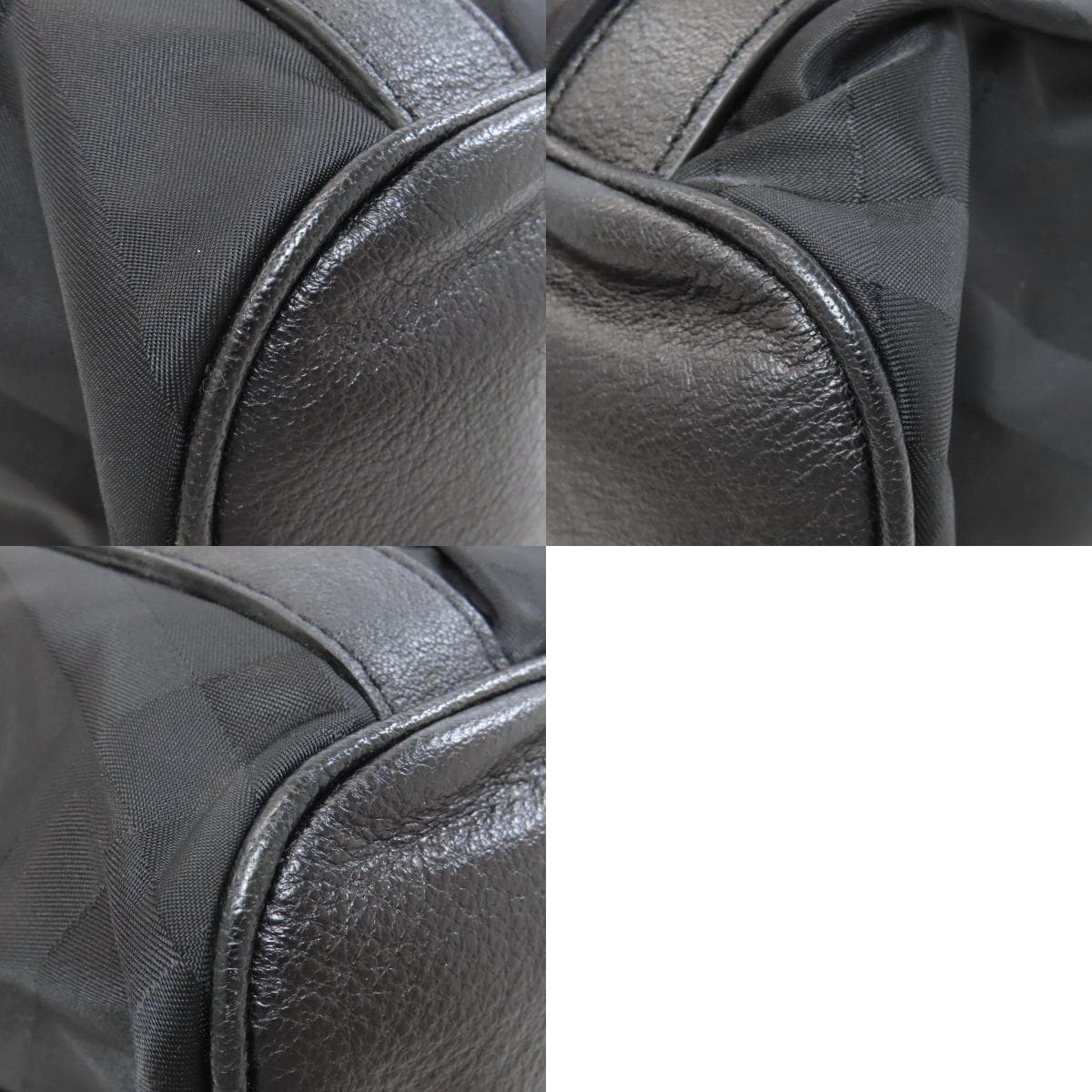 Burberry Check Pattern 2WAY Tote Bag Nylon Material Ladies [Used] [BURBERRY] 10