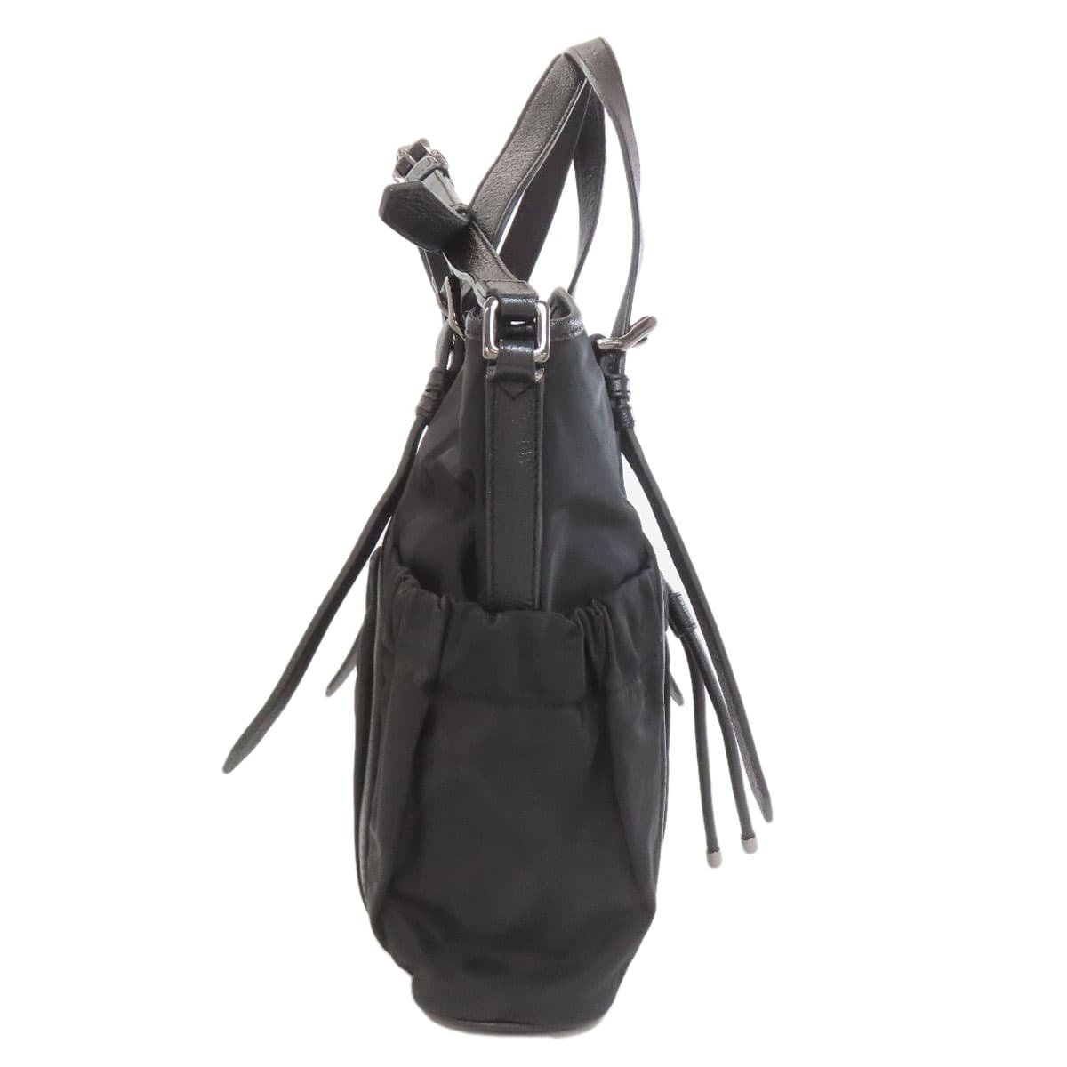 Burberry Check Pattern 2WAY Tote Bag Nylon Material Ladies [Used] [BURBERRY] 3