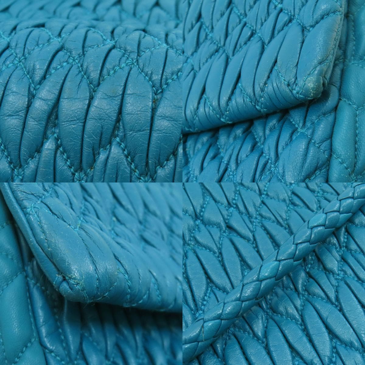 Miu Miu One Shoulder Matelassé Shoulder Bag Calf Women's [Used] [MIUMIU] 8