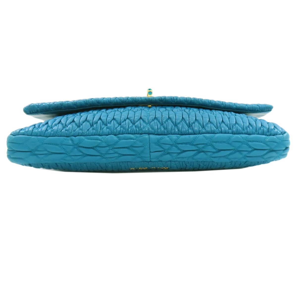 Miu Miu One Shoulder Matelassé Shoulder Bag Calf Women's [Used] [MIUMIU] 4