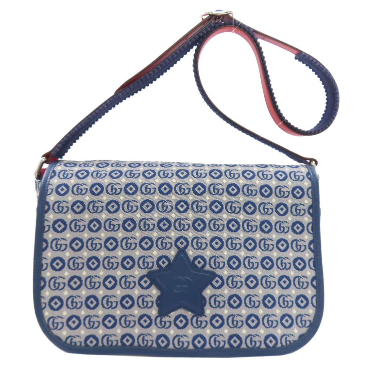 Gucci 664143 Children's Star Motif Shoulder Bag Canvas Ladies [Used] [GUCCI] 664143