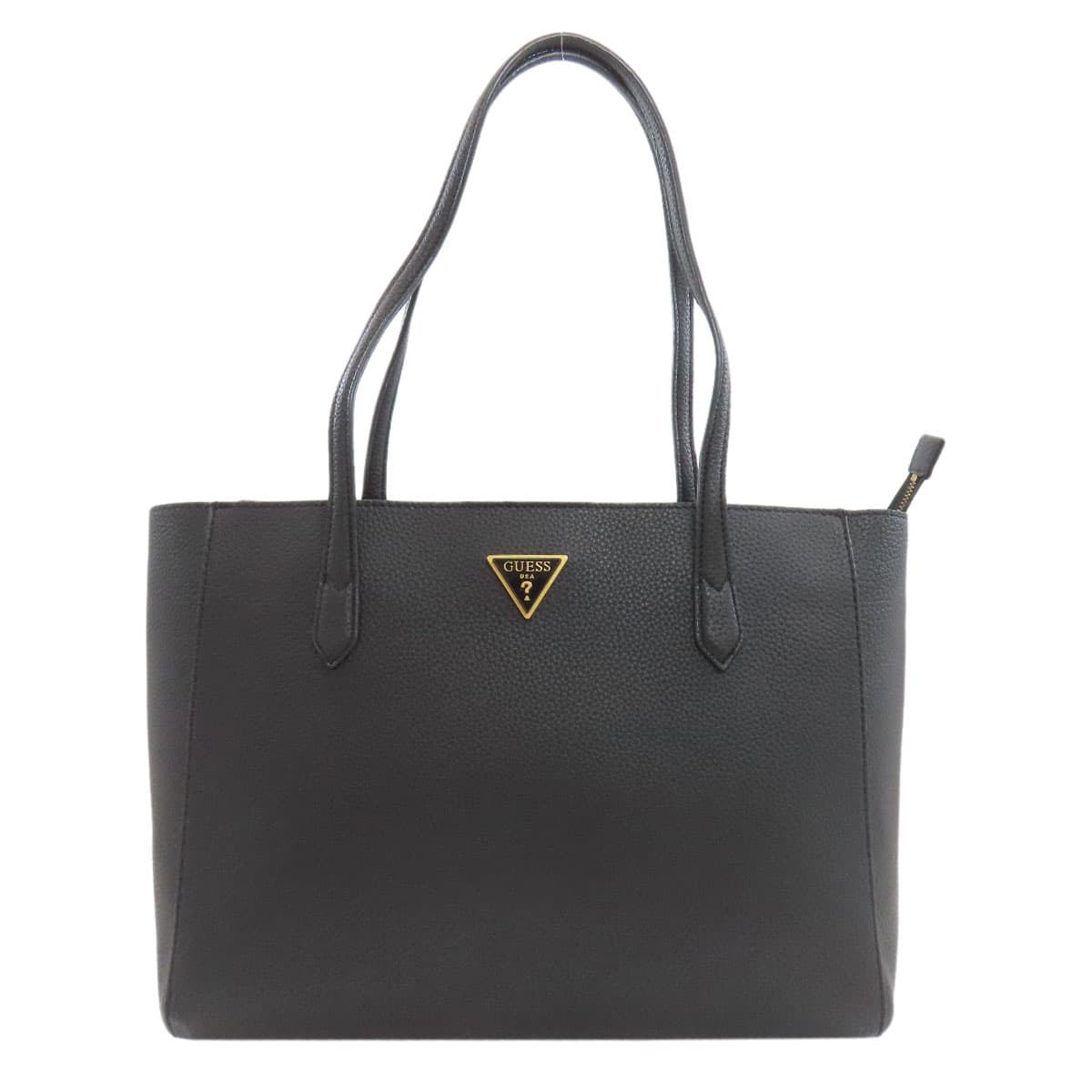 Guess Logo Tote Bag PVC Ladies [Used] [Guess]