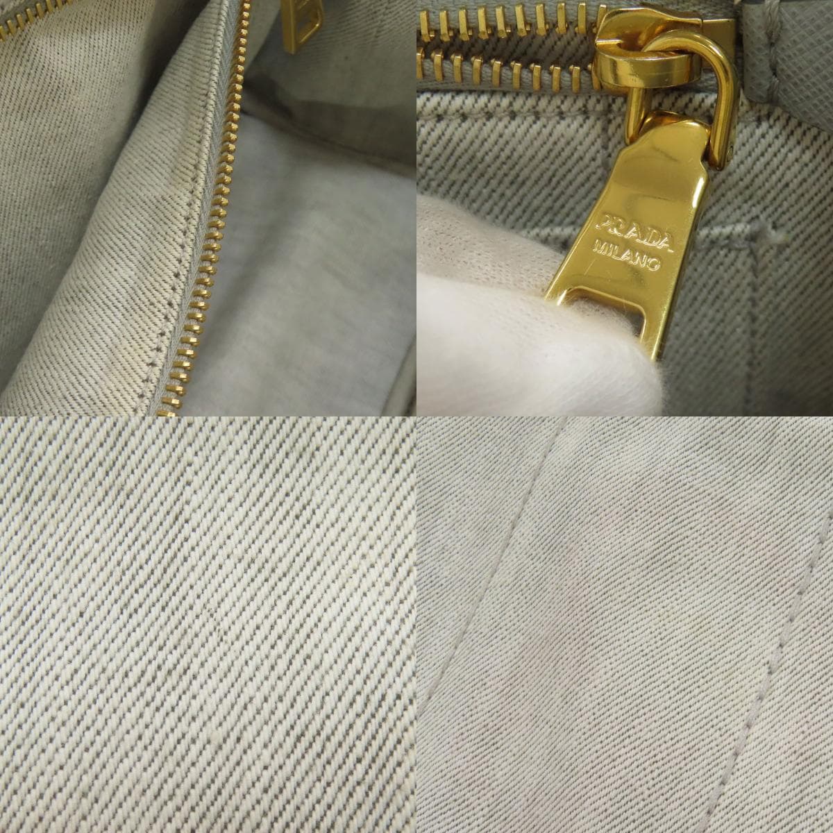 Prada 1BG439 Canapa Mini 2WAY Handbag Denim Ladies [Used] [PRADA] 1BG439 8