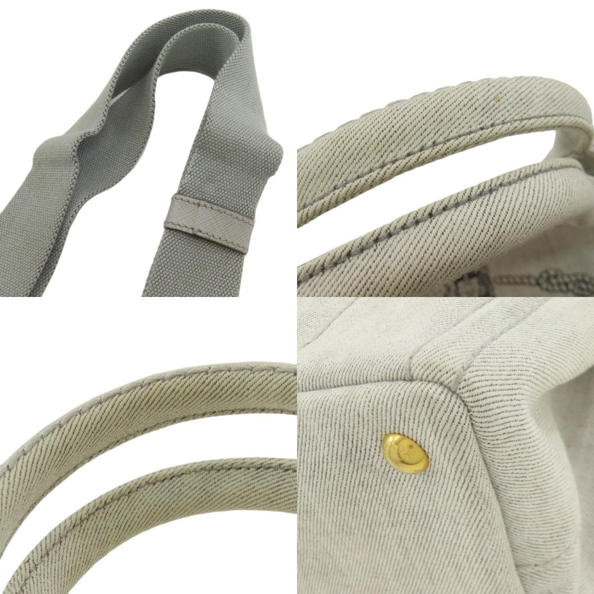 Prada 1BG439 Canapa Mini 2WAY Handbag Denim Ladies [Used] [PRADA] 1BG439 9