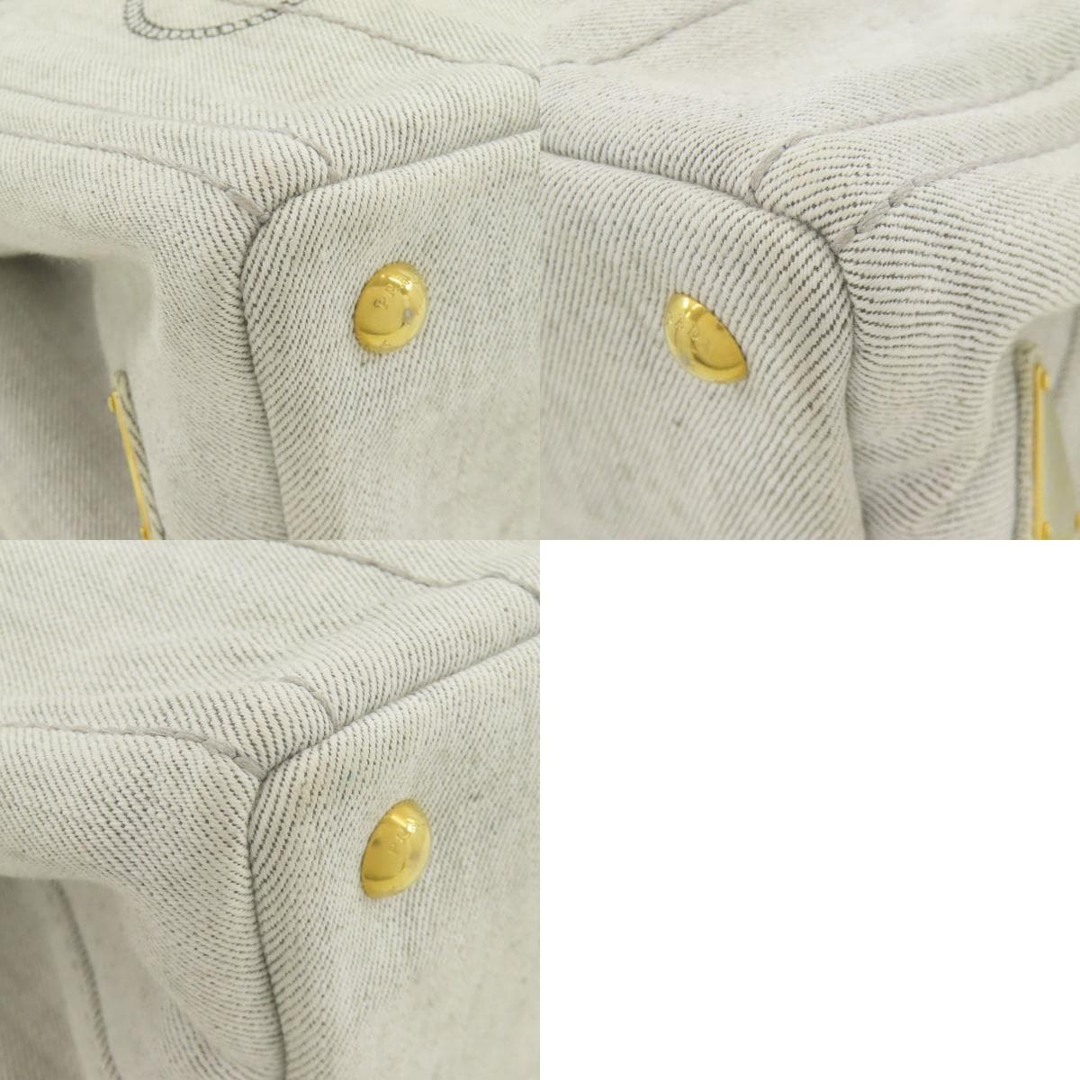 Prada 1BG439 Canapa Mini 2WAY Handbag Denim Ladies [Used] [PRADA] 1BG439 10