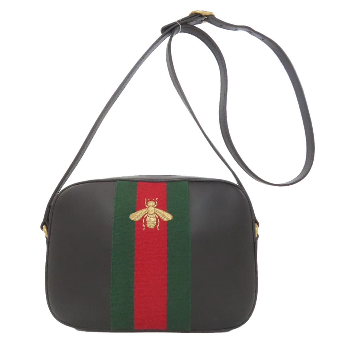 Gucci 412008 Webbing Line Shoulder Bag Canvas Ladies [Used] [GUCCI] 412008