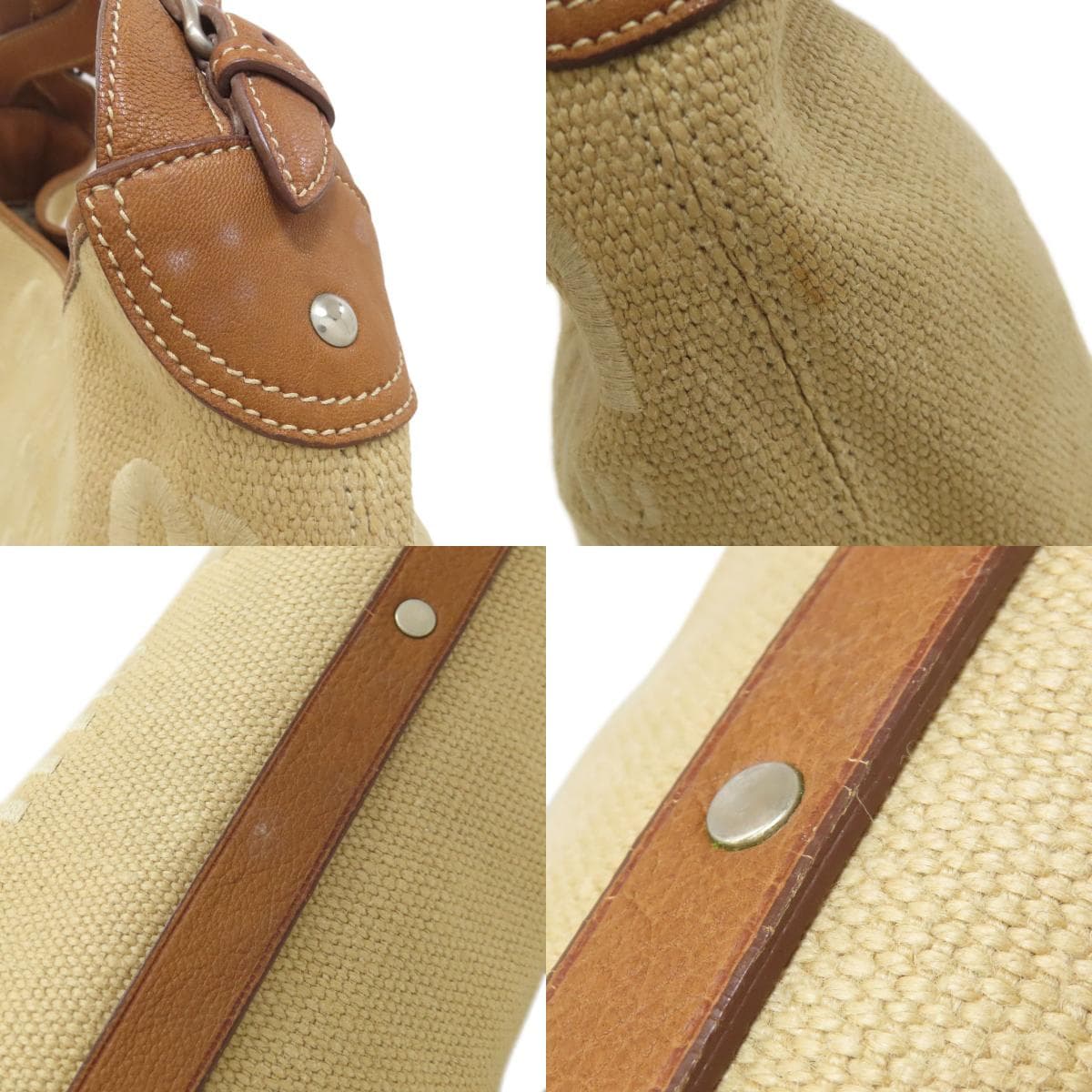 Miu Miu One Shoulder Shoulder Bag Canvas Ladies [Used] [MIUMIU] 8