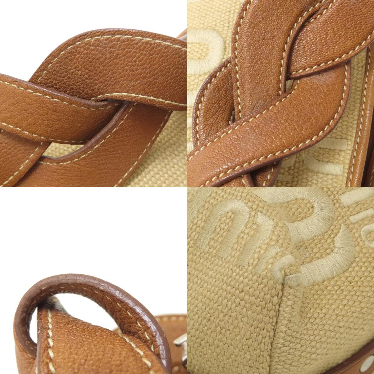 Miu Miu One Shoulder Shoulder Bag Canvas Ladies [Used] [MIUMIU] 9